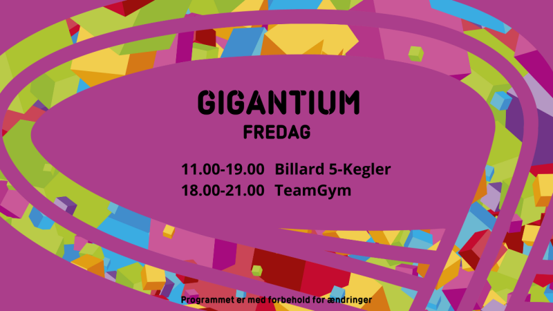 Programmet til fredag i Gigantium ved DM-ugen